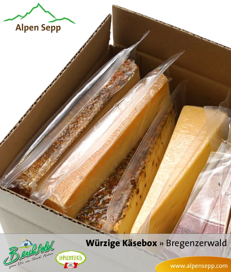 Würzige Kennenlern Käsebox aus Heumilch vom Alpen Sepp – Bild 2