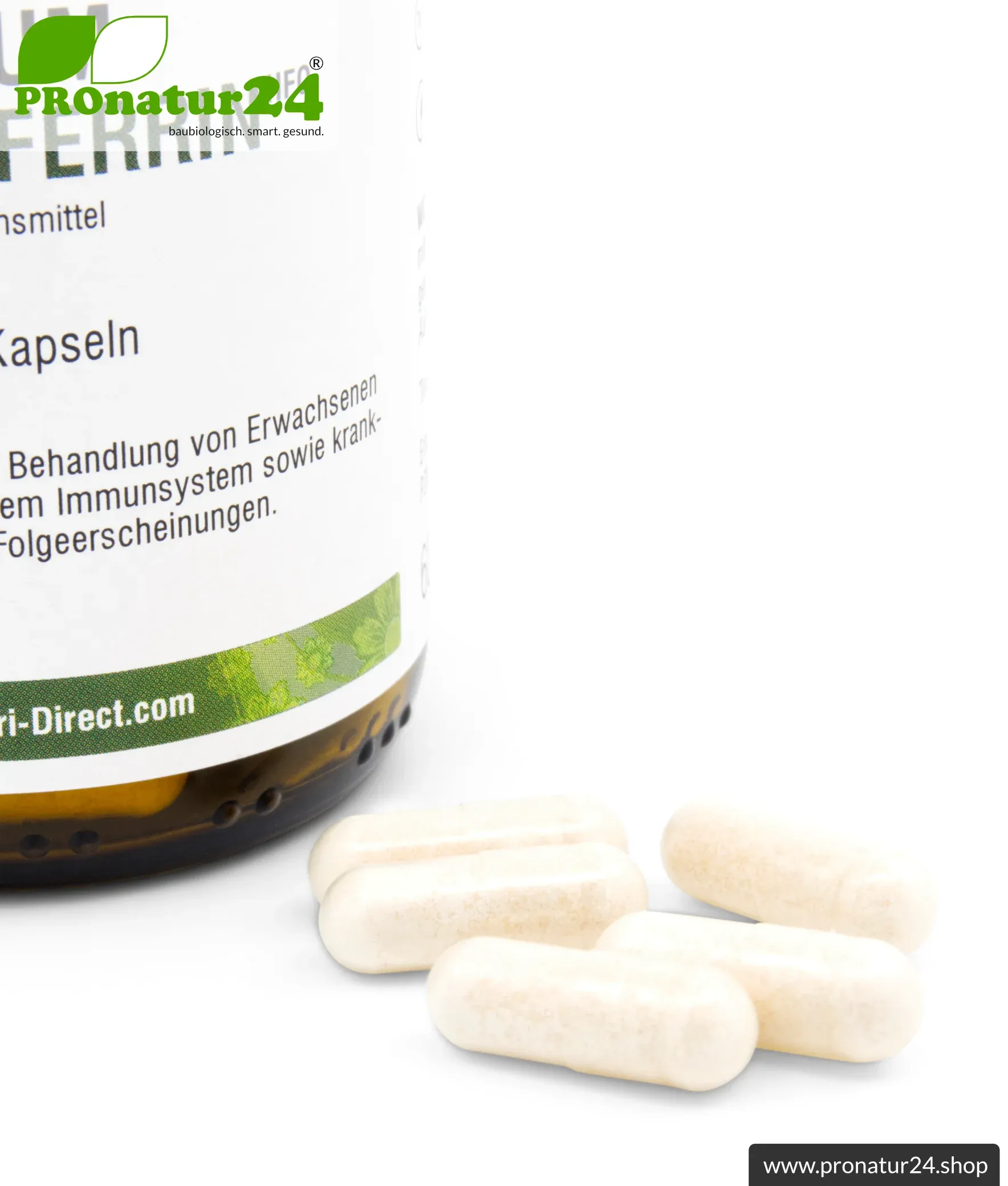Lactoferrin HFQ Kapseln | 250 mg in höchster Reinheit | Diätetisches Lebensmittel in Premium Qualität – Bild 2