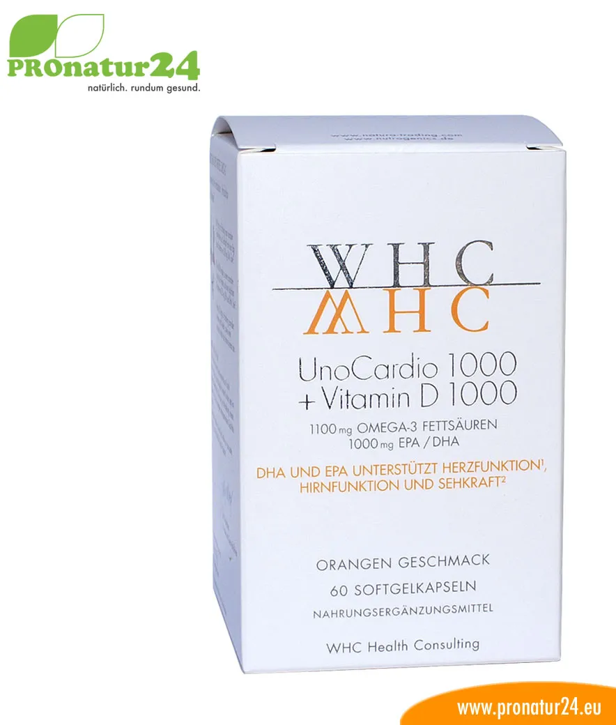 UnoCardio 1000 + Vitamin D 1000 (OMEGA-3 Fettsäuren)
